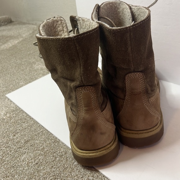 Timberland Boot Military Style Beige size 8.5 - Picture 10 of 12